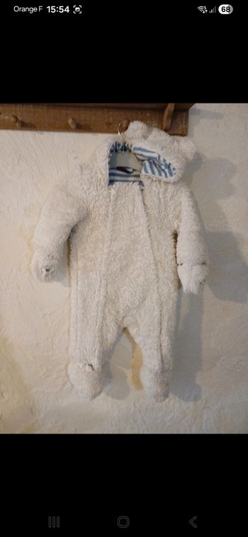 Combi pilote bébé taille 18 mois
