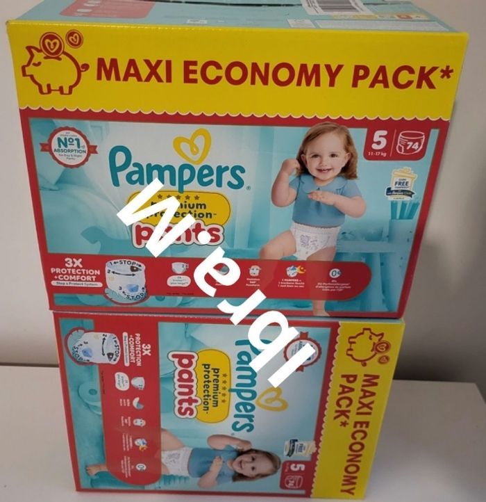 Couches pampers pants taille 5