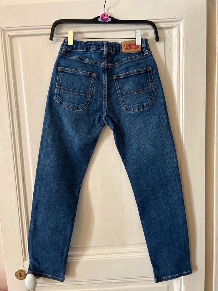 Jean droit bleu taille 10 ans - Tommy Hilfiger - photo numéro 3