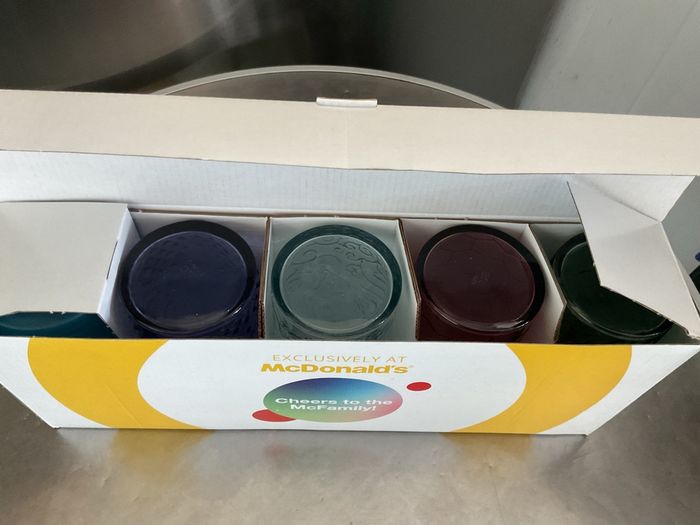 Set 5 verres collection Mcdonald’s 2025