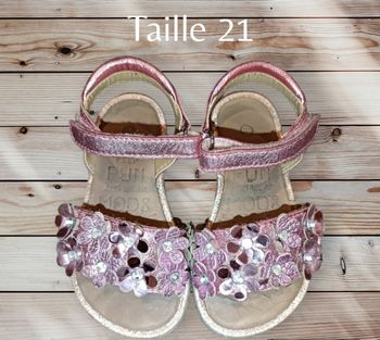 Sandales rose métallisé Mod8 – T.21
