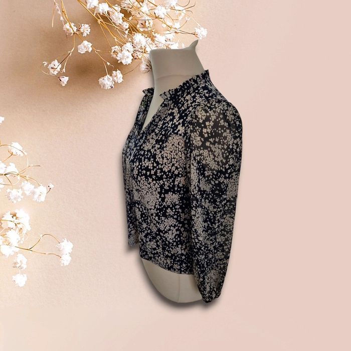 Blouse bleue Gémo - taille S - photo numéro 2