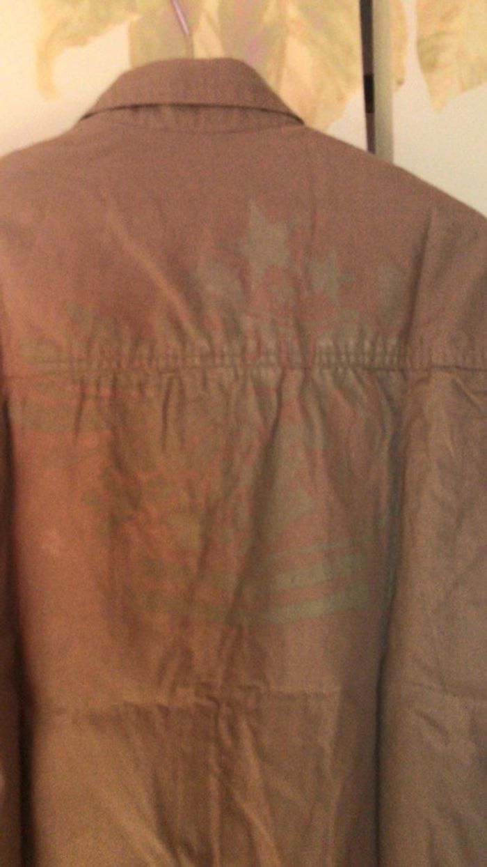 Chemise kaki style américaine taille 14 ans neuve - photo numéro 2