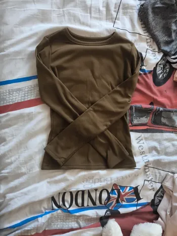 Top moleté marron