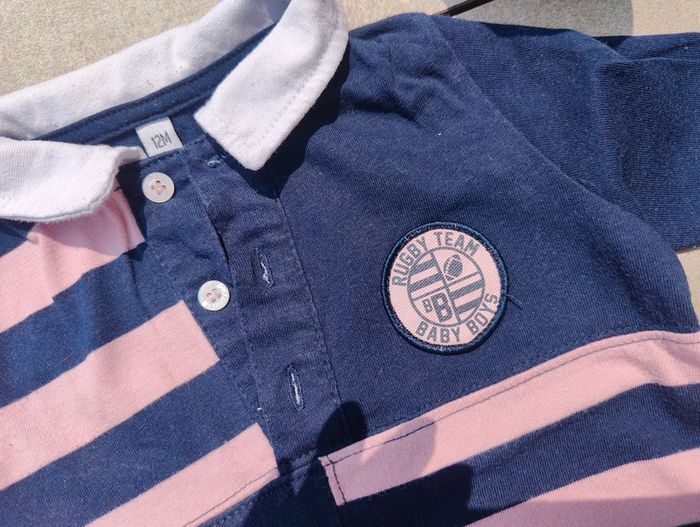 Jolie ensemble rugby garçon 12 mois - photo numéro 4