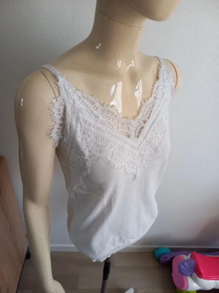Débardeur blanc T.M - photo numéro 3