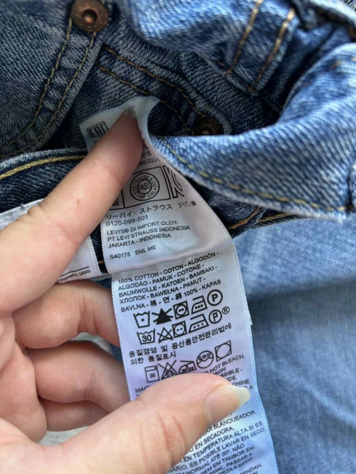 Levi’s 541 W32 (L/42) L30 Jean Athletic Fit slim taper bleu clair délavé fuselé 00s y2k vintage - photo numéro 9