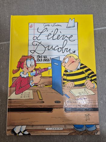 BD titre L'élève Ducobu pas vu pas pris