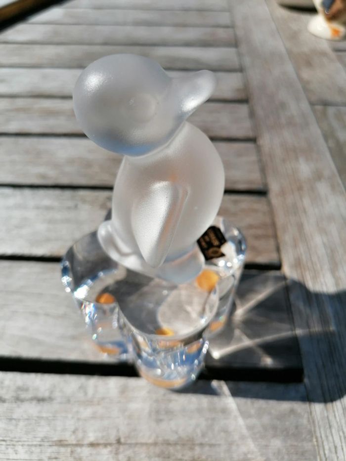 Figurine statuette canard cristal de Sèvre décoration enfant - photo numéro 5