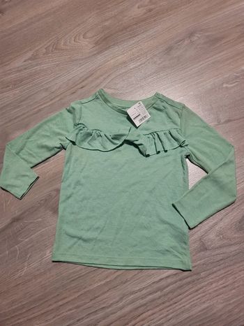 Haut manche longue menthe fille 1.5 / 2 ans soit 18 / 24 mois zeeman neuf avec étiquette 🏷