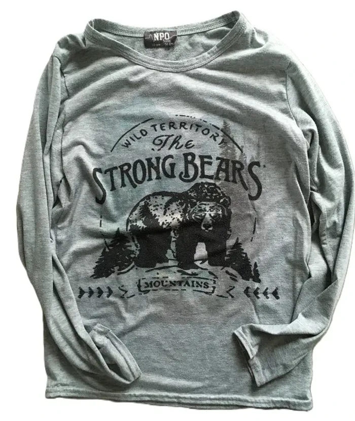 👕 T-shirt manches longues garçon – 12 ans - photo numéro 2
