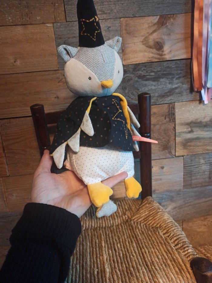 peluche hibou musical moulin roty il était une fois tbr - photo numéro 4