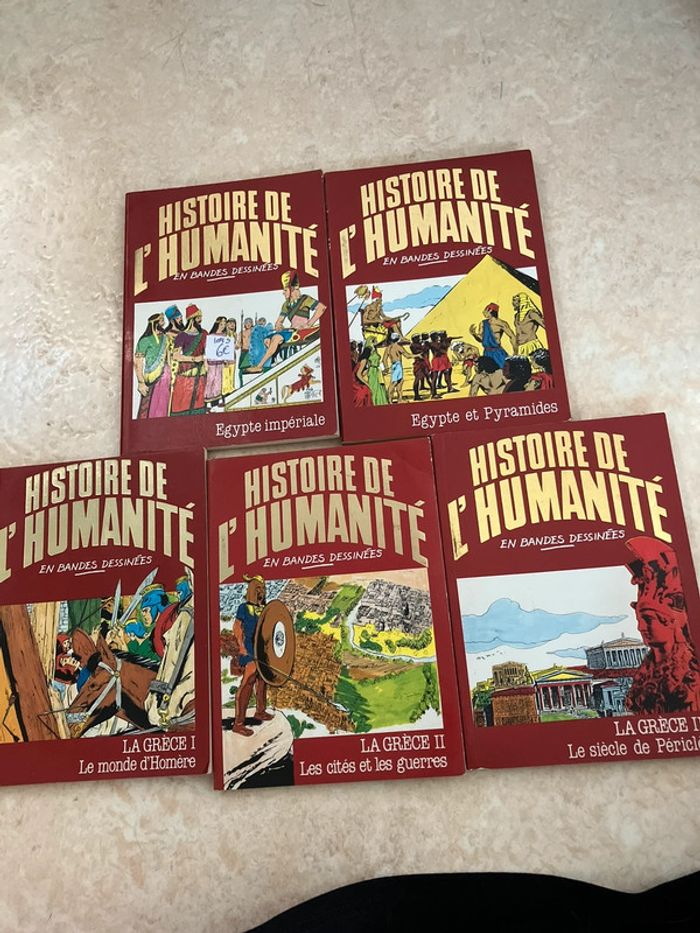 Lot 5 BD "L’Histoire de l’humanité en BD"