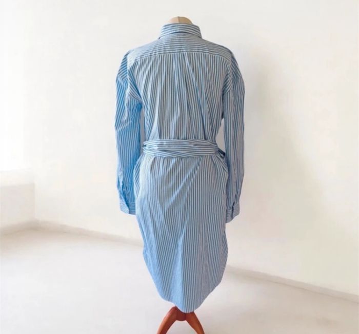 Polo Ralph Lauren robe-chemise en coton rayé. Neuve. Taille 6. - photo numéro 4