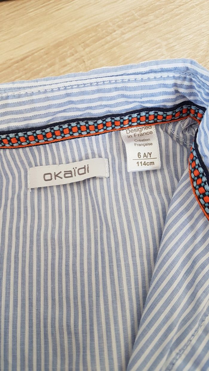 Chemise okaidi 6 ans neuve - photo numéro 4