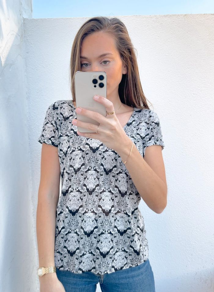 Tee shirt manches courtes à motifs Naf Naf - photo numéro 10