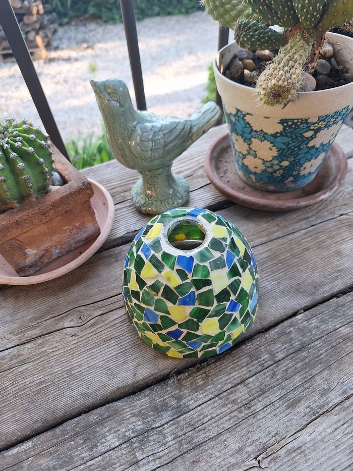 Abat jour platre et carreaux de céramique - photo numéro 10