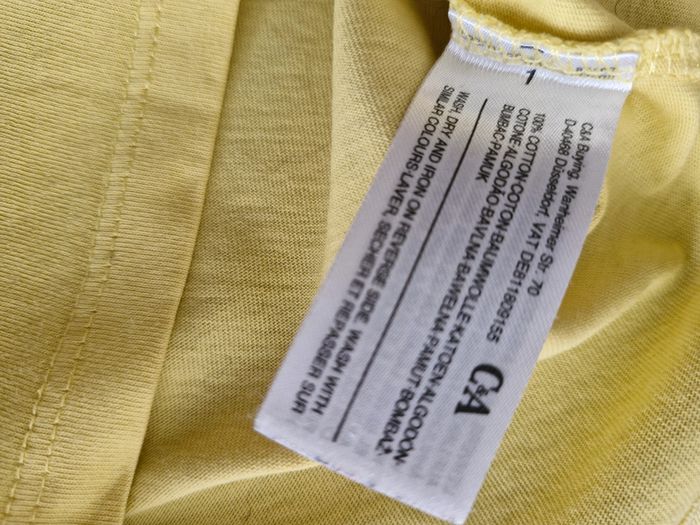 🎯 T-shirt manches courtes garçon - C&A - Taille 3 ans - Coton - photo numéro 5