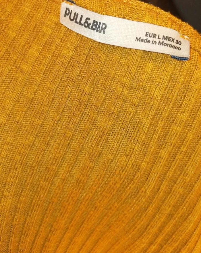 Robe Pull and Bear marron, femme, taille 2 - photo numéro 7