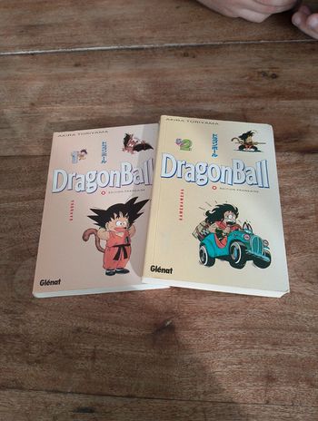 Lot de 2 mangas Dragon Ball édition pastel