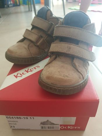 Chaussures Kickers taille 23 garçon hiver cuir