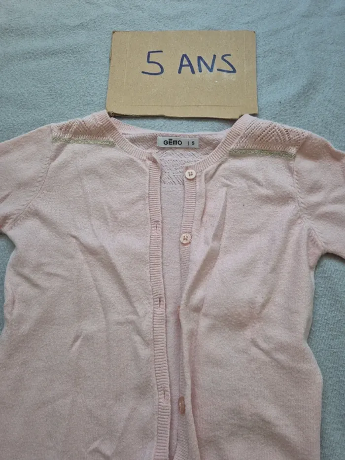 Gilet fille gemo 5 ans - photo numéro 4