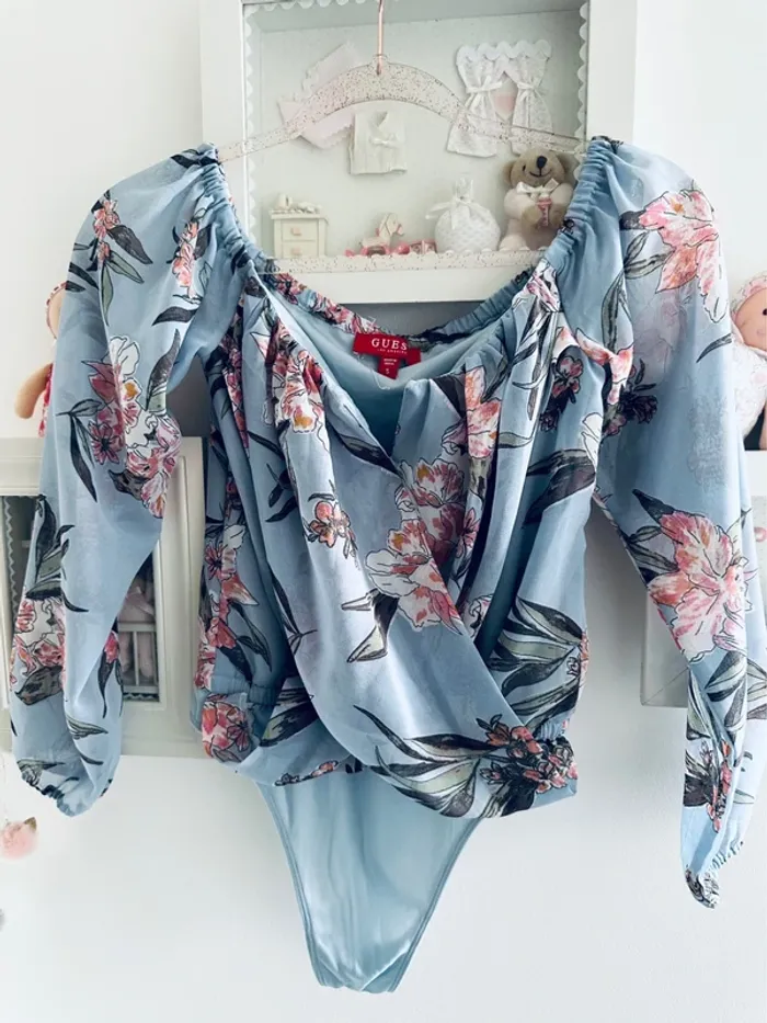 Blouse body fleurie - photo numéro 2