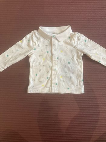 Polo manches longues 6 mois
