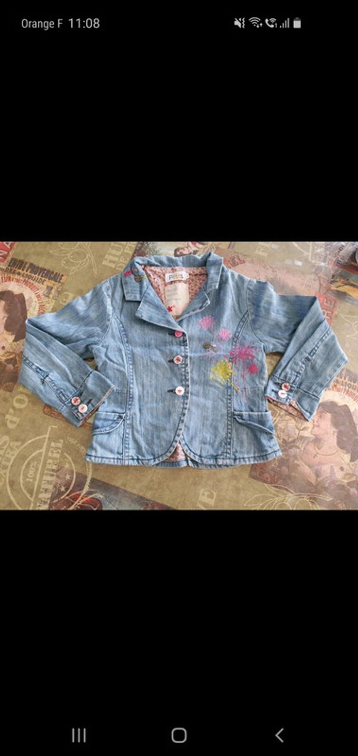 Veste en jean 4 ans