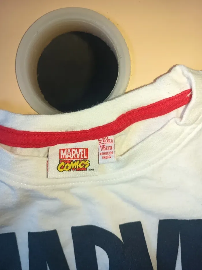 T-shirt manches courtes garçon Marvel 5 6 ans - photo numéro 2