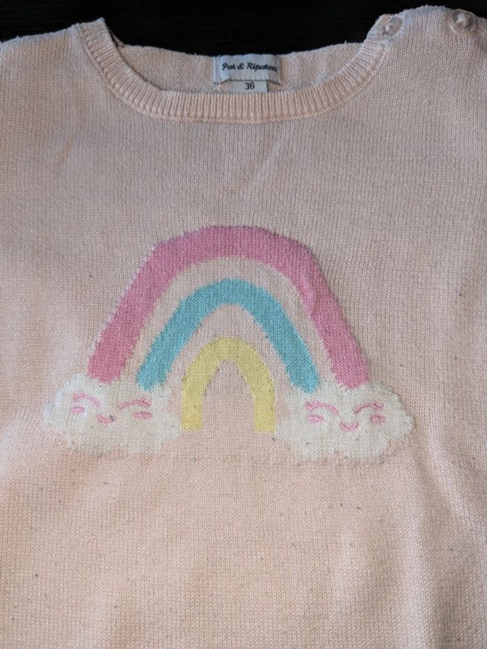 Pull rose clair - photo numéro 2