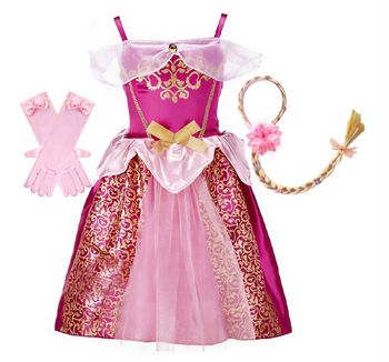 Déguisement robe princesse rose et ces accessoires 3-4ans