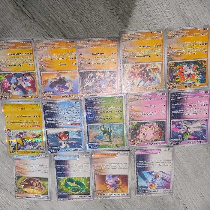 Carte pokémon ton futur et temps passé