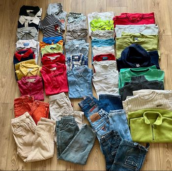 Gros lot 42 vêtements garçon 6 ans 