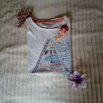 T-shirt blanc dessin • 12 ans • Punkidz 