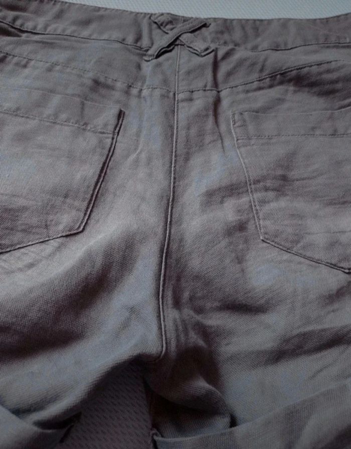 Short lin et coton gris 36 - photo numéro 4