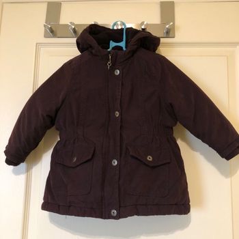 Manteau bordeaux 3 en 1