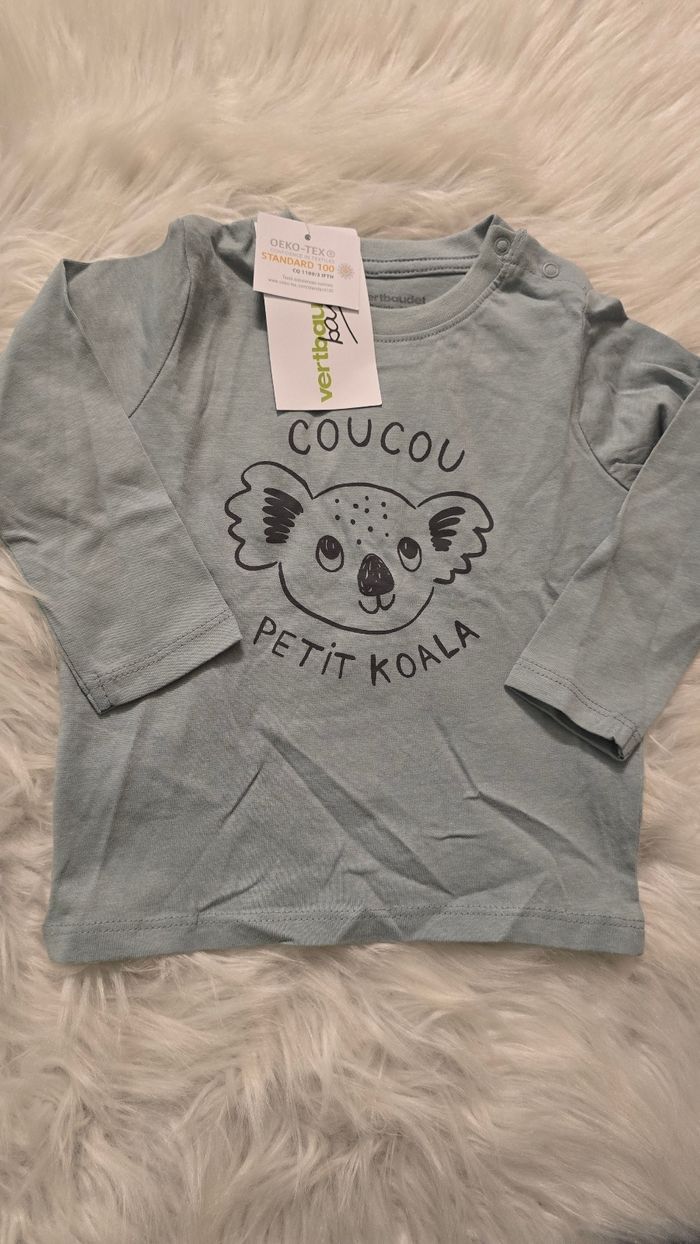 (Neufs non portés) 👌🏷🥰😍 Ensemble teeshirt ml et jeans 12mois Garçon 😍🥰💙 - photo numéro 4
