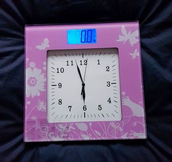 ❣ Pèse personne digital avec horloge ❣