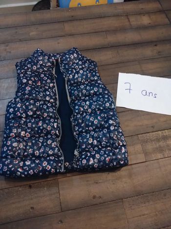 Gilet veste matelassée chaude hiver sergent major 7 8 ans