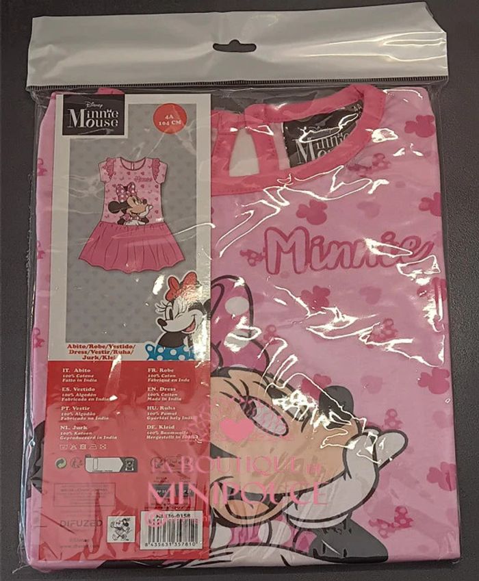 Robe d'été pour enfants mignonne 6 ans Minnie