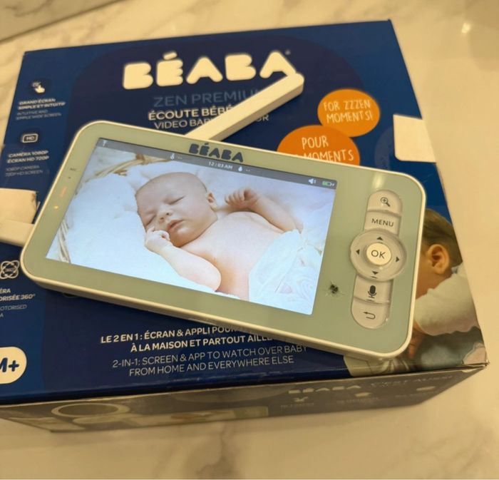 Moniteur parent écran de babyphone Béaba Zen Premium. Vendu seul. - photo numéro 2