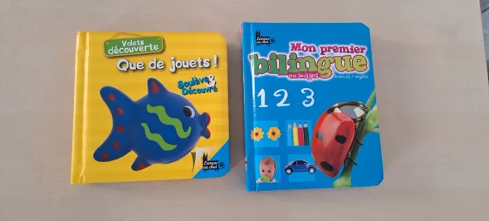 Lot de 2 livres bébés