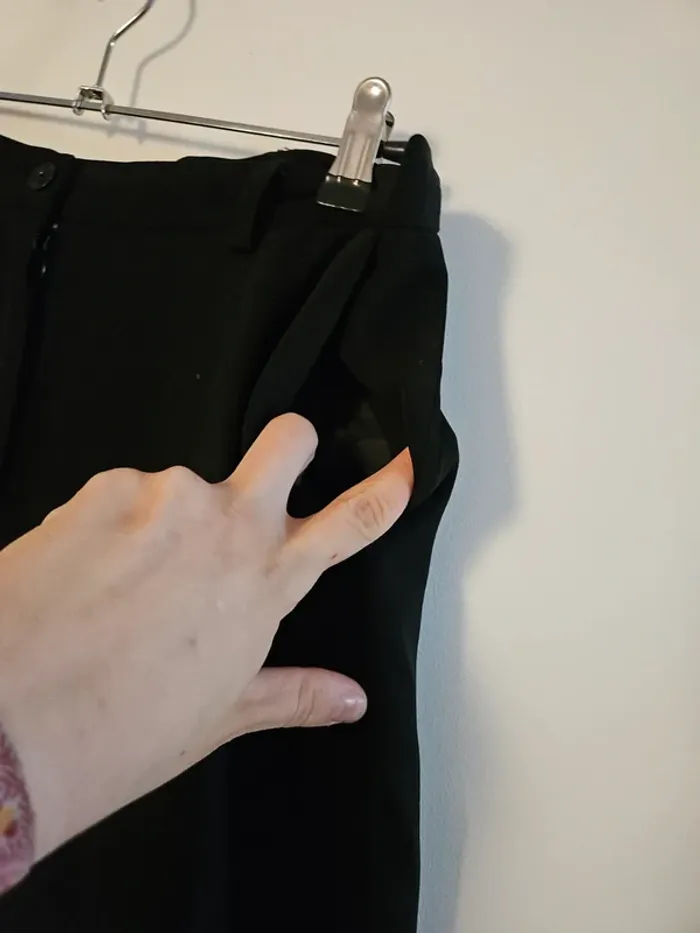 Pantalon droit noir La Redoute T.36 - photo numéro 6