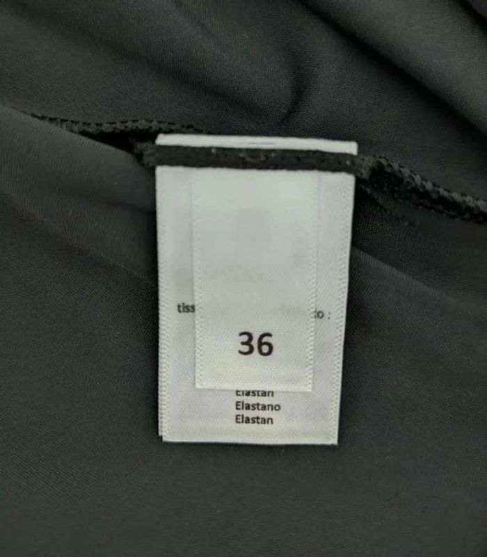 Robe d'été noire manches longues - Indies - taille 36 - photo numéro 4