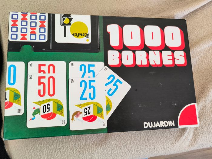 Jeu de société 1000 bornes vintage complet