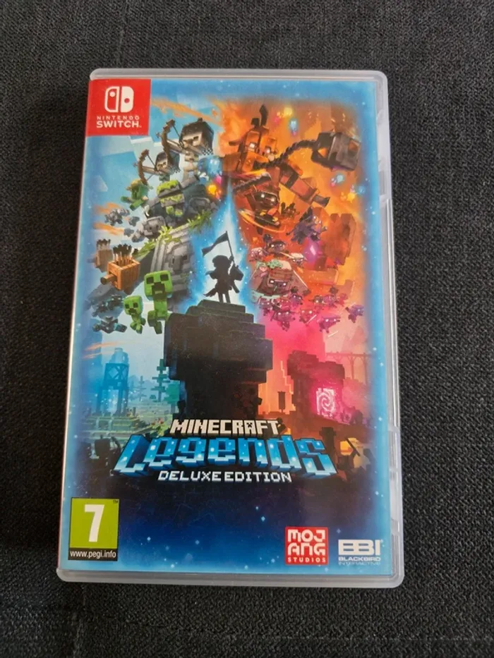 jeu minecraft legends deluxe édition Switch