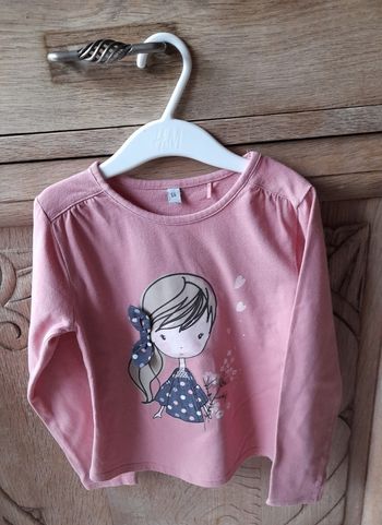 T-shirt longues manches fille 6 ans