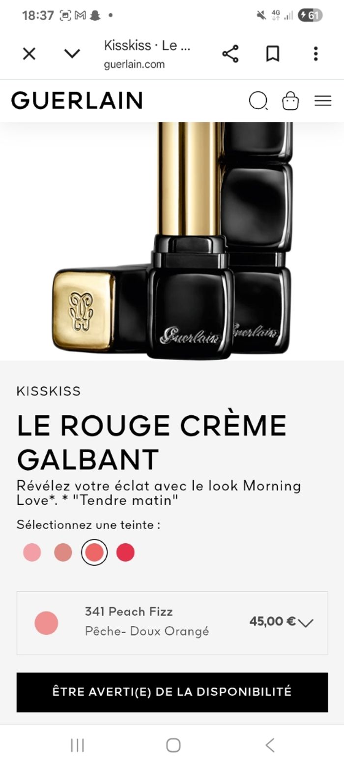 Rouge à levre kisskiss Guerlain - photo numéro 2