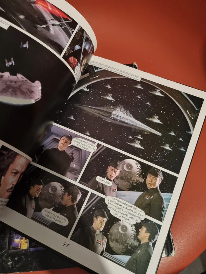 lot de 2 livres du film le retour du jedi avec défaut - photo numéro 9